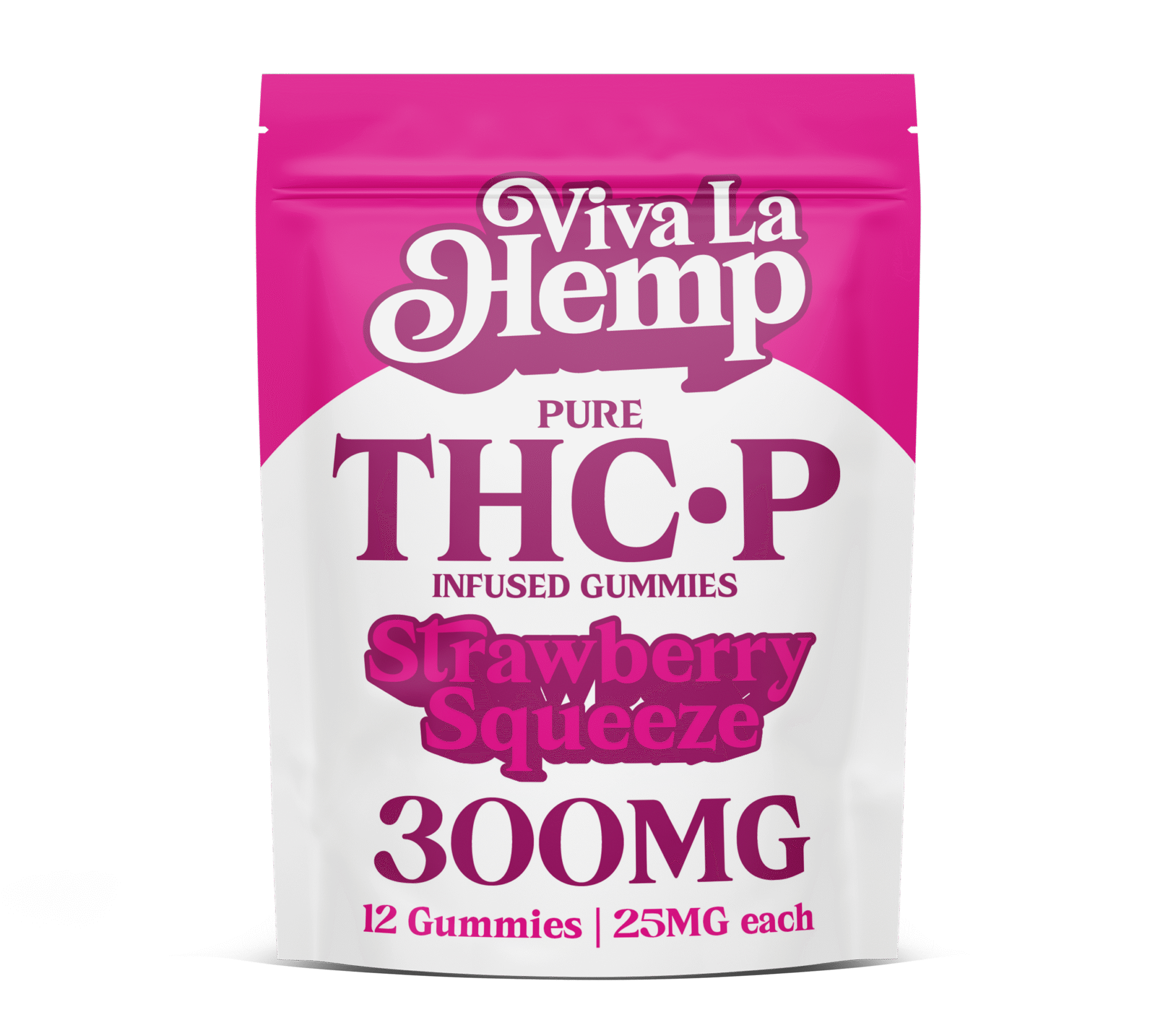 Pure THC-P Infused Gummies 300MG - Strawberry Squeeze