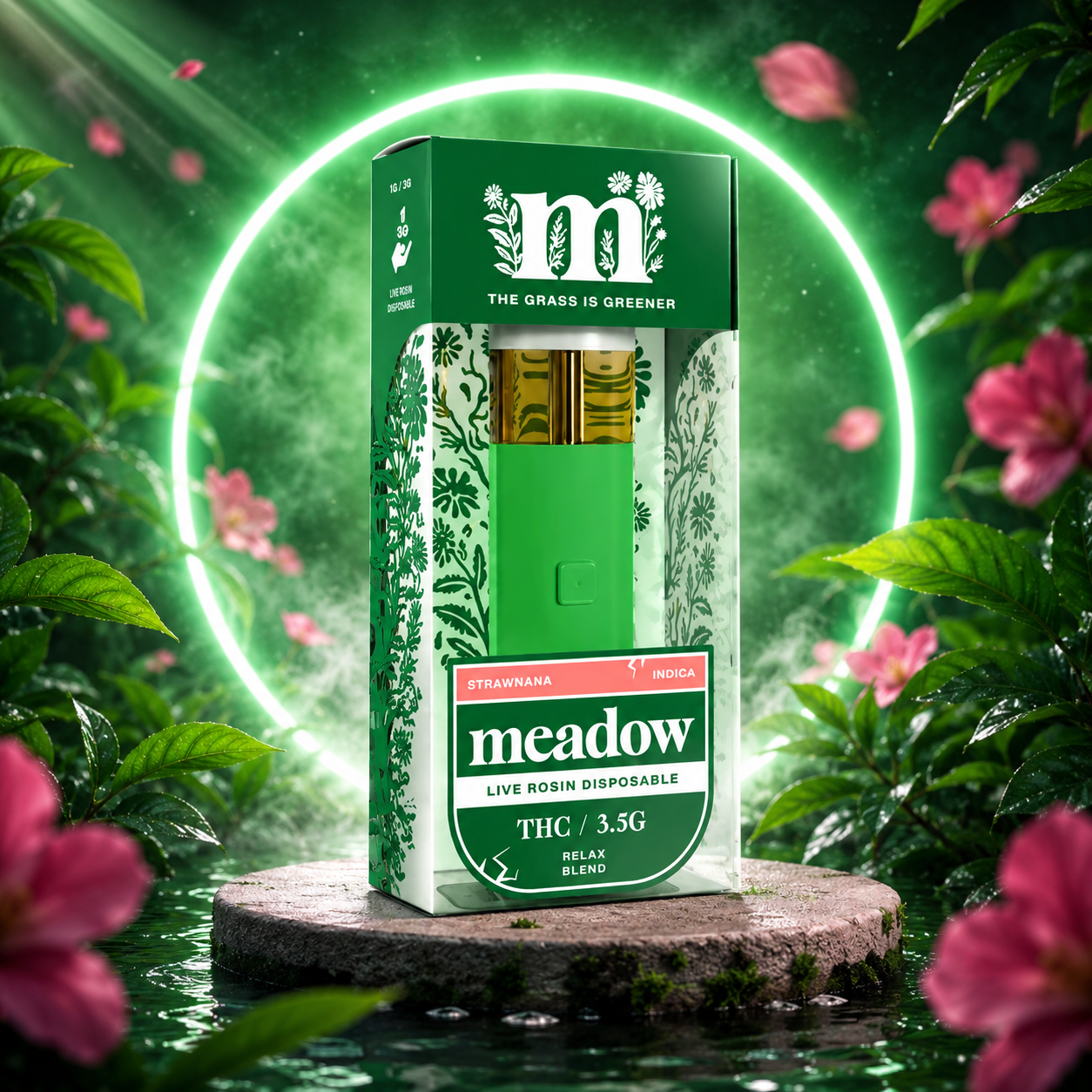 Strawnana Relax Blend THC 3.5G Disposable