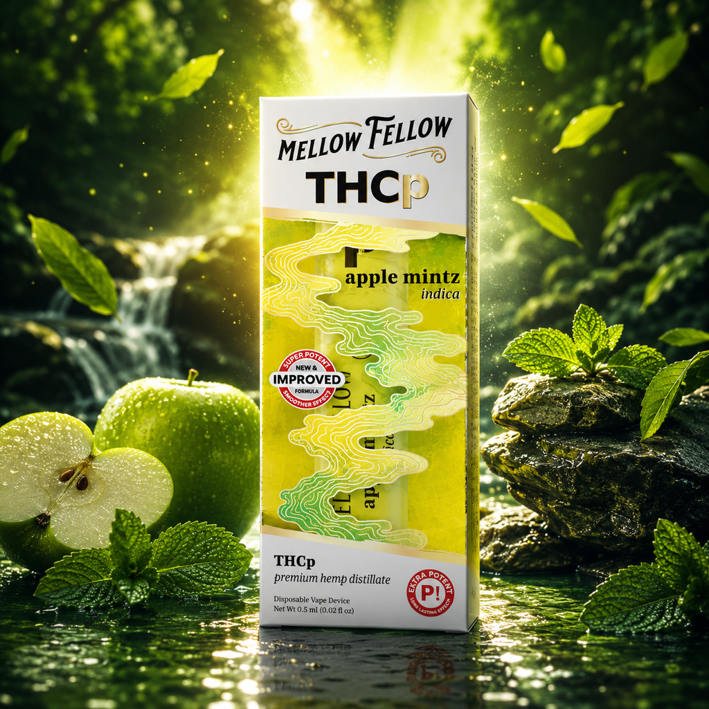 THCp 0.5g Disposable Vape - Apple Mintz (Indica)