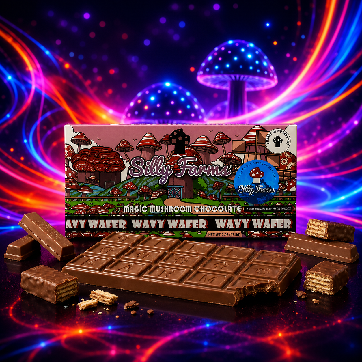 WAVY WAFER  Silly Bar