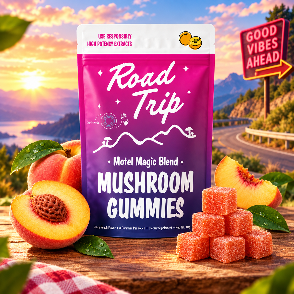Road Trip Motel Magic Blend Microdosed Gummies