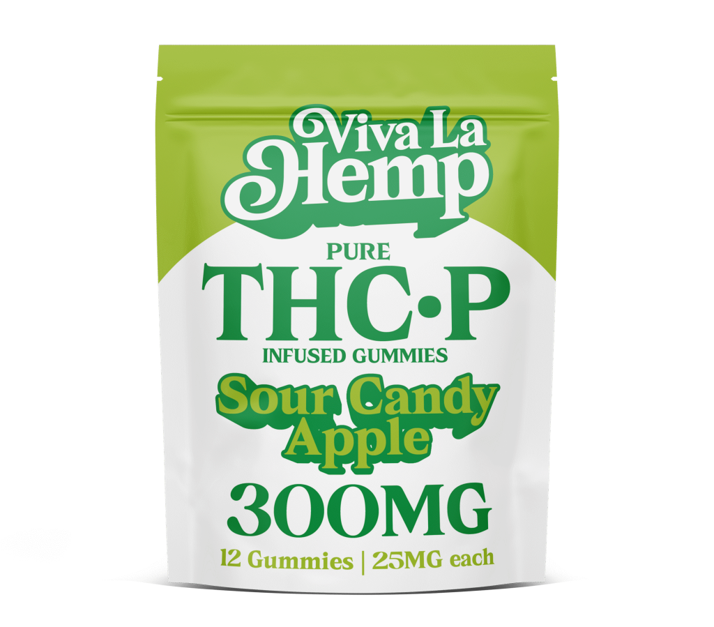 Pure THC-P Infused Gummies 300MG - Sour Candy Apple