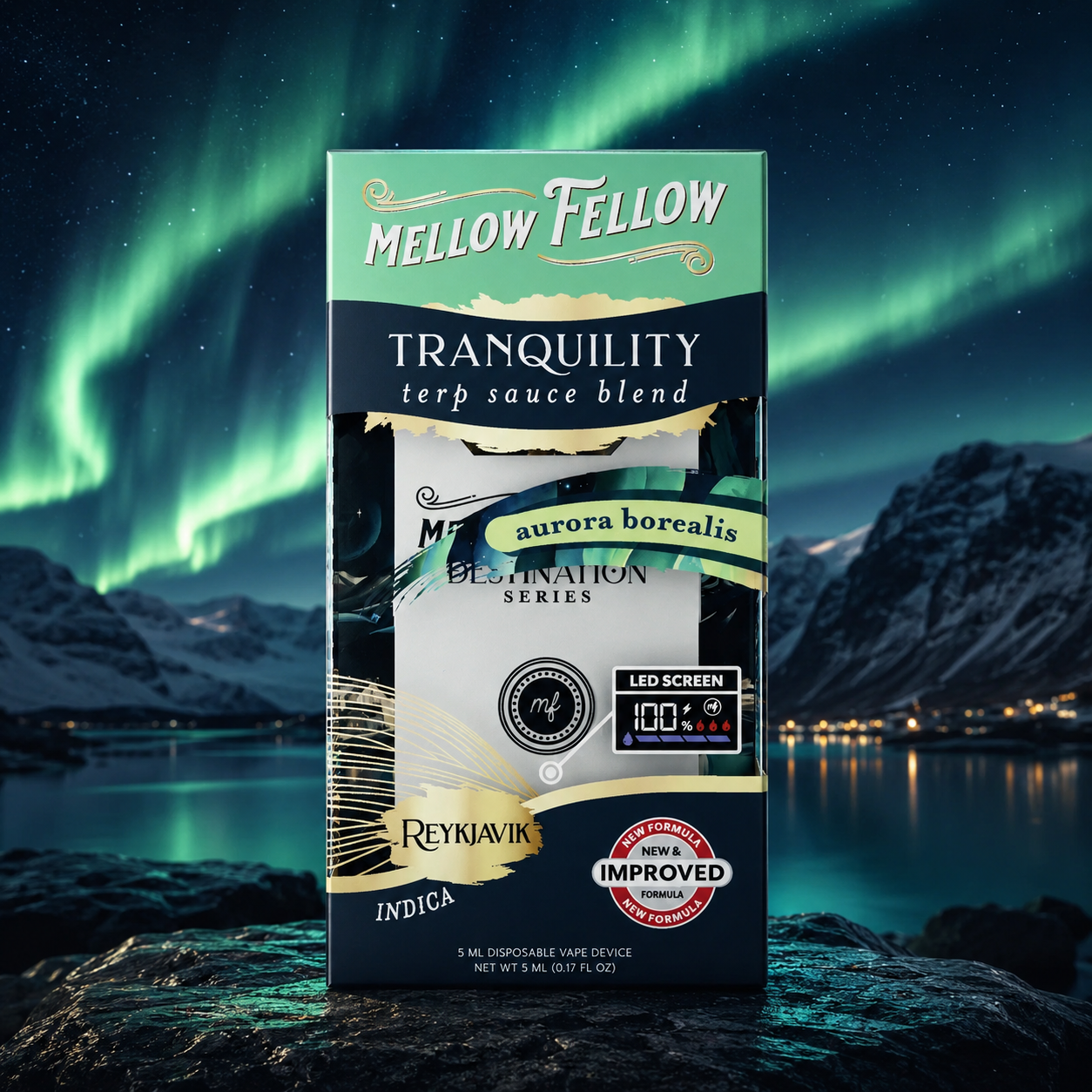MELLOW FELLOW/ DESTINATION SERIES/ 5ML/ AURORA BOREALIS